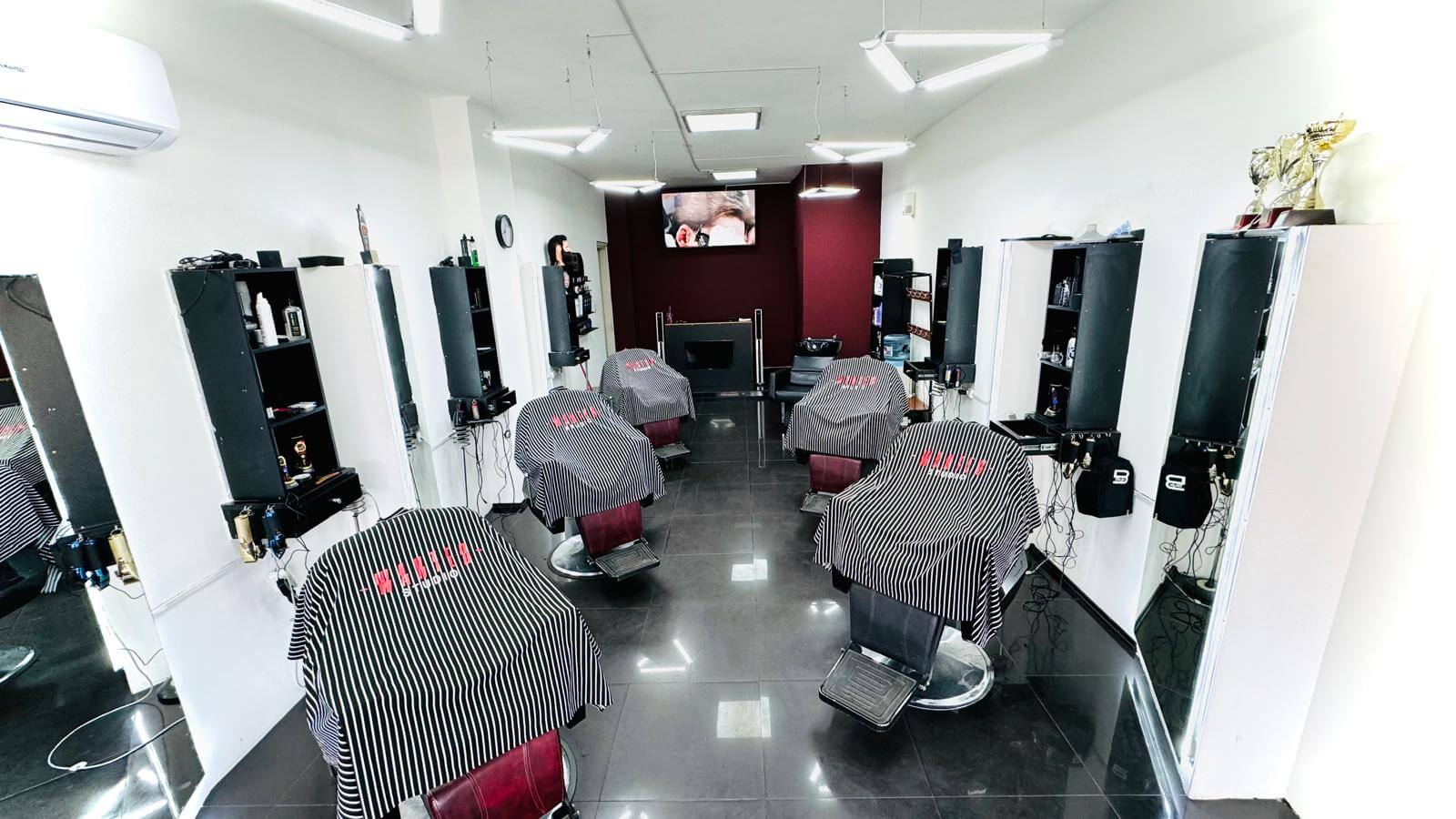 Sillones de la barbería