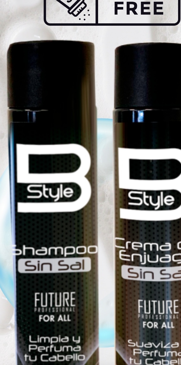 Shampoo y Crema de Enjuague Sin Sal Barber Style